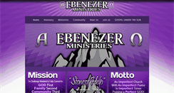 Desktop Screenshot of ebenezerministries.com